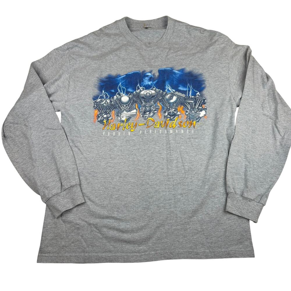 Harley-Davidson 2001 Long Sleeve Tee Gray XL